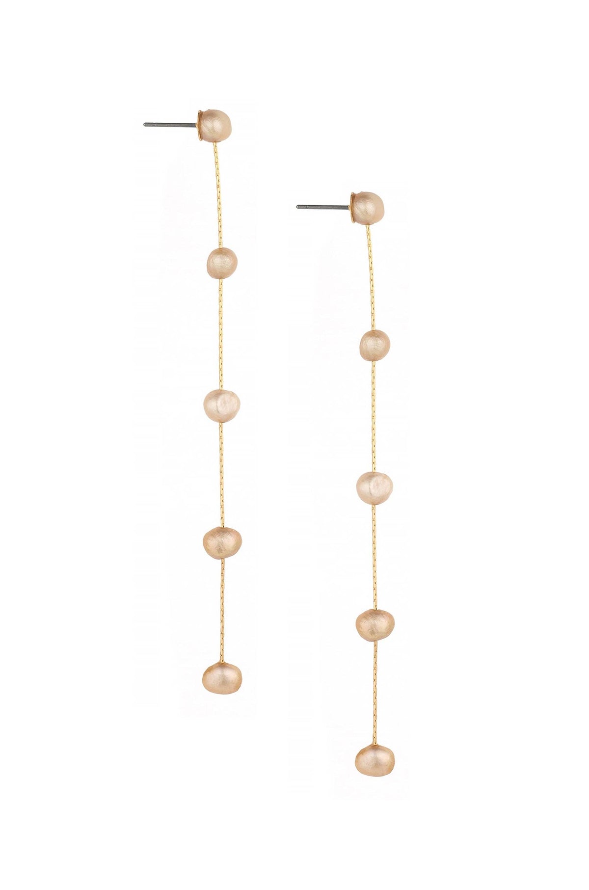 Dripping Pearl Delicate Drop Earrings