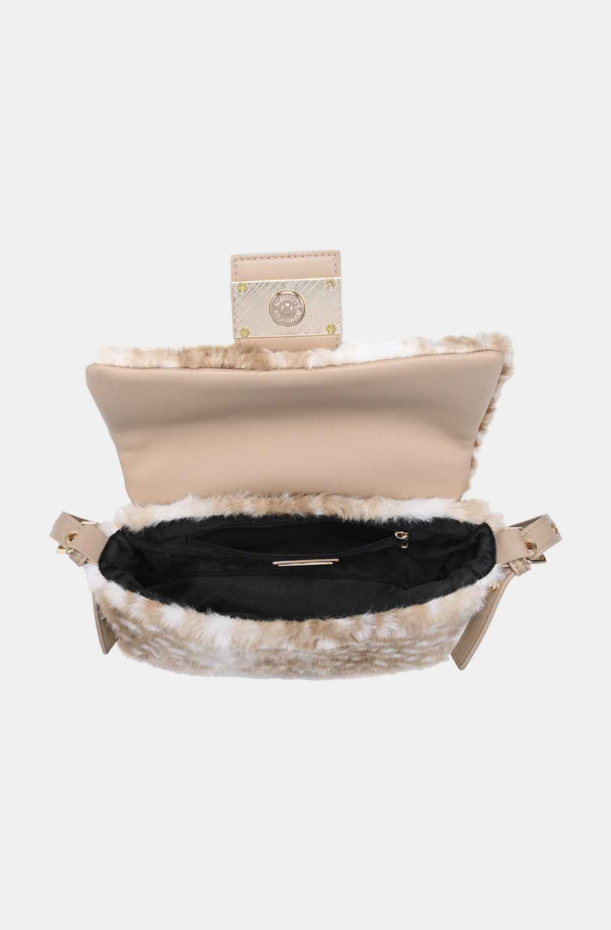 Mirelle Crossbody Bag — Fawn Natural detail