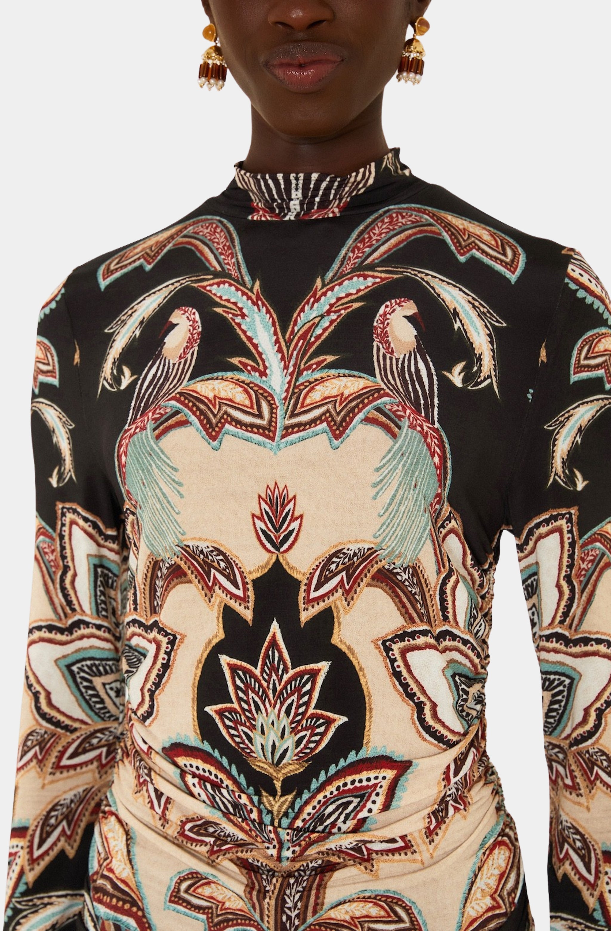Tapestry Dream Beige Jersey Blouse