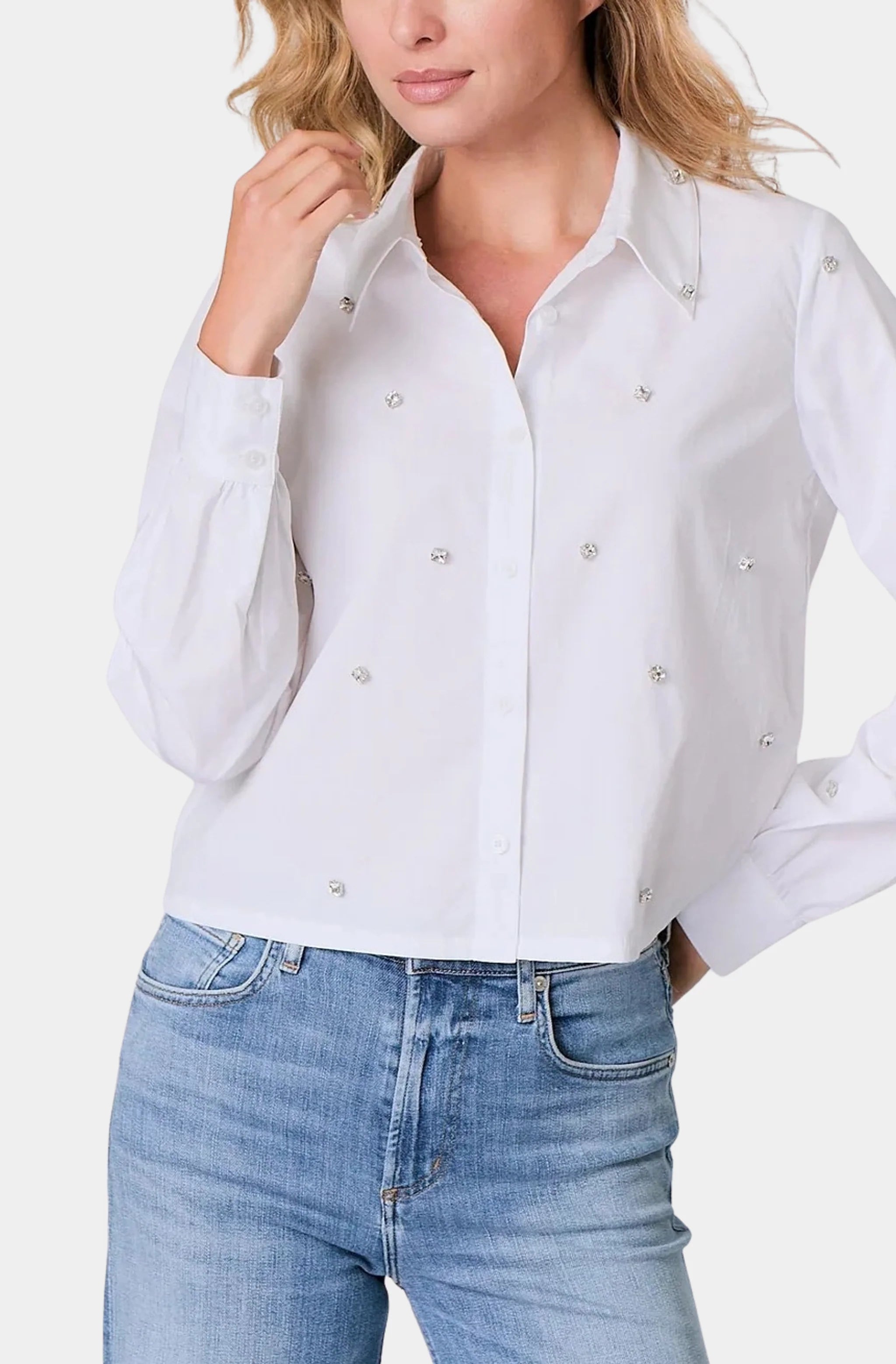 All Over Rhinestone Shirt
