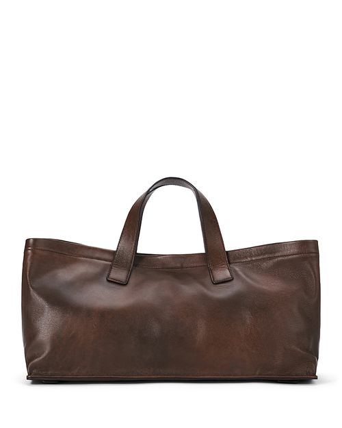 Port Tote Espresso Distressed