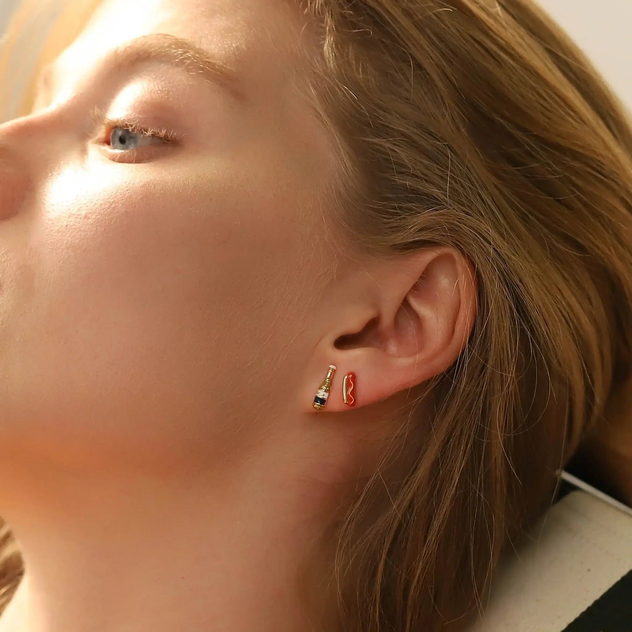 Hot Dog And Beer Studs