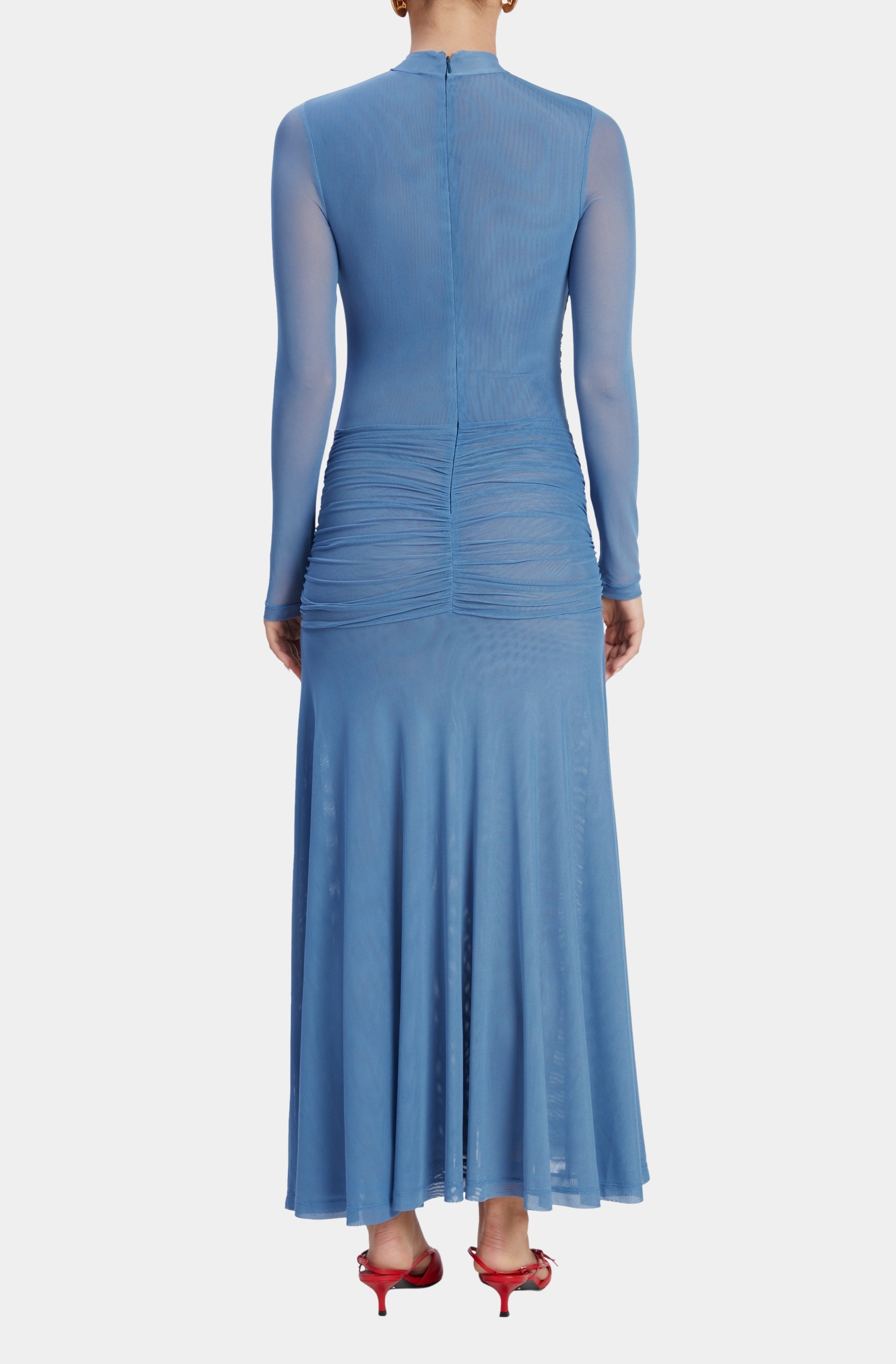 Liyana Ruched Mesh Dress Hemline Winter Park Liyana Ruched Mesh Dress Hemline Winter Park