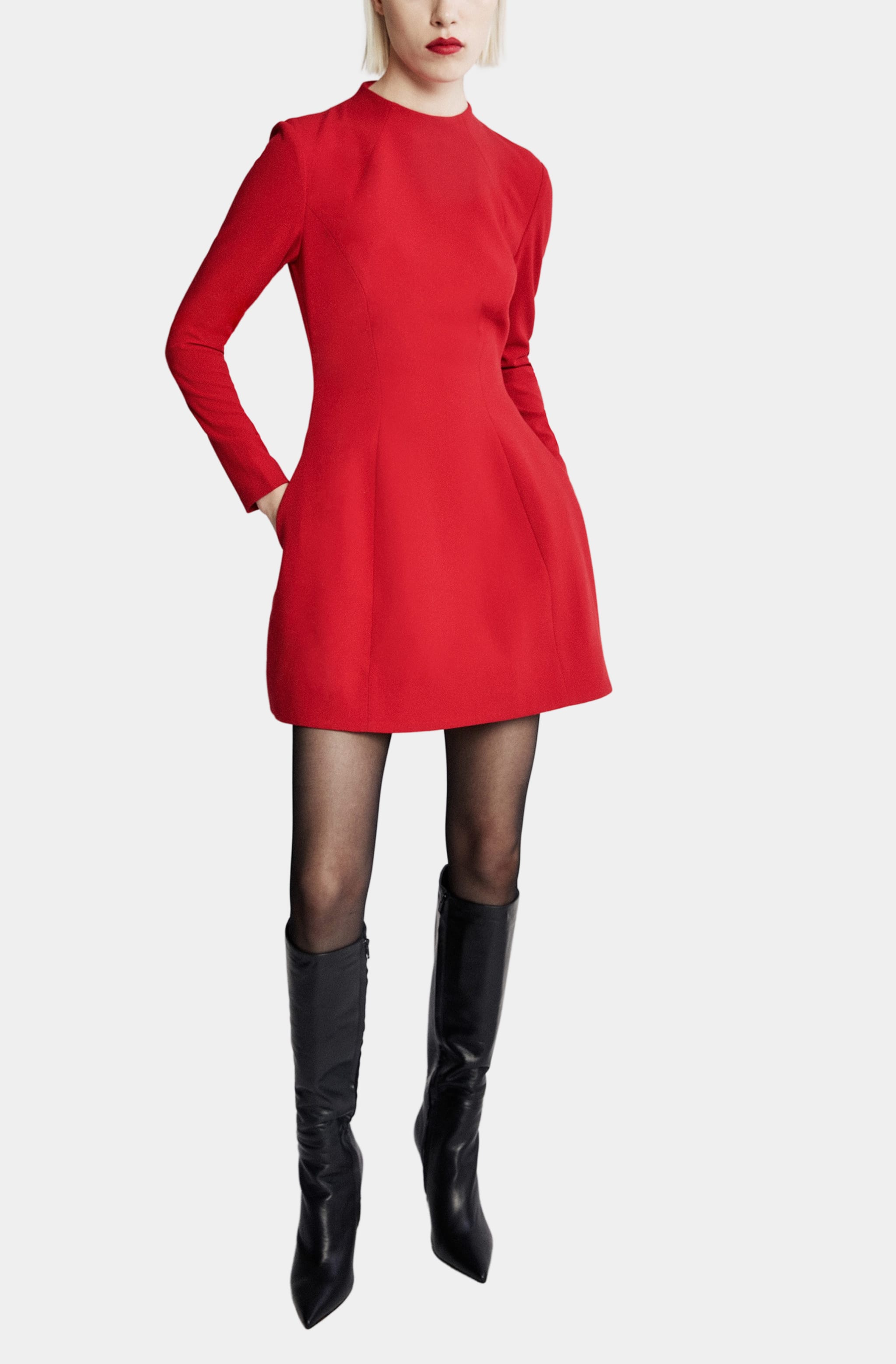 Delphi Long Sleeve Mini Dress Hemline Winter Park Delphi Long Sleeve Mini Dress Hemline Winter Park