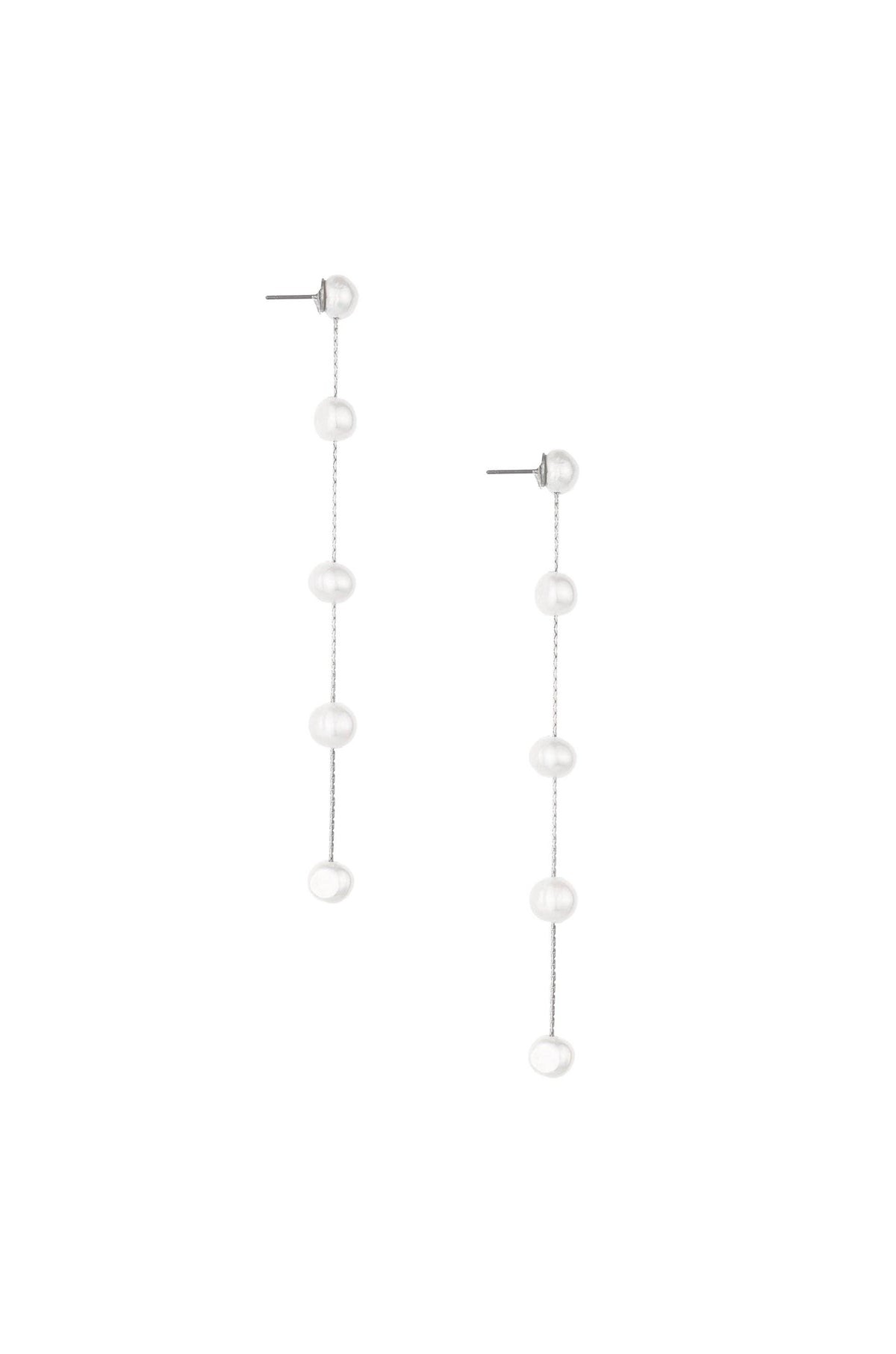 Dripping Pearl Delicate Drop Earrings