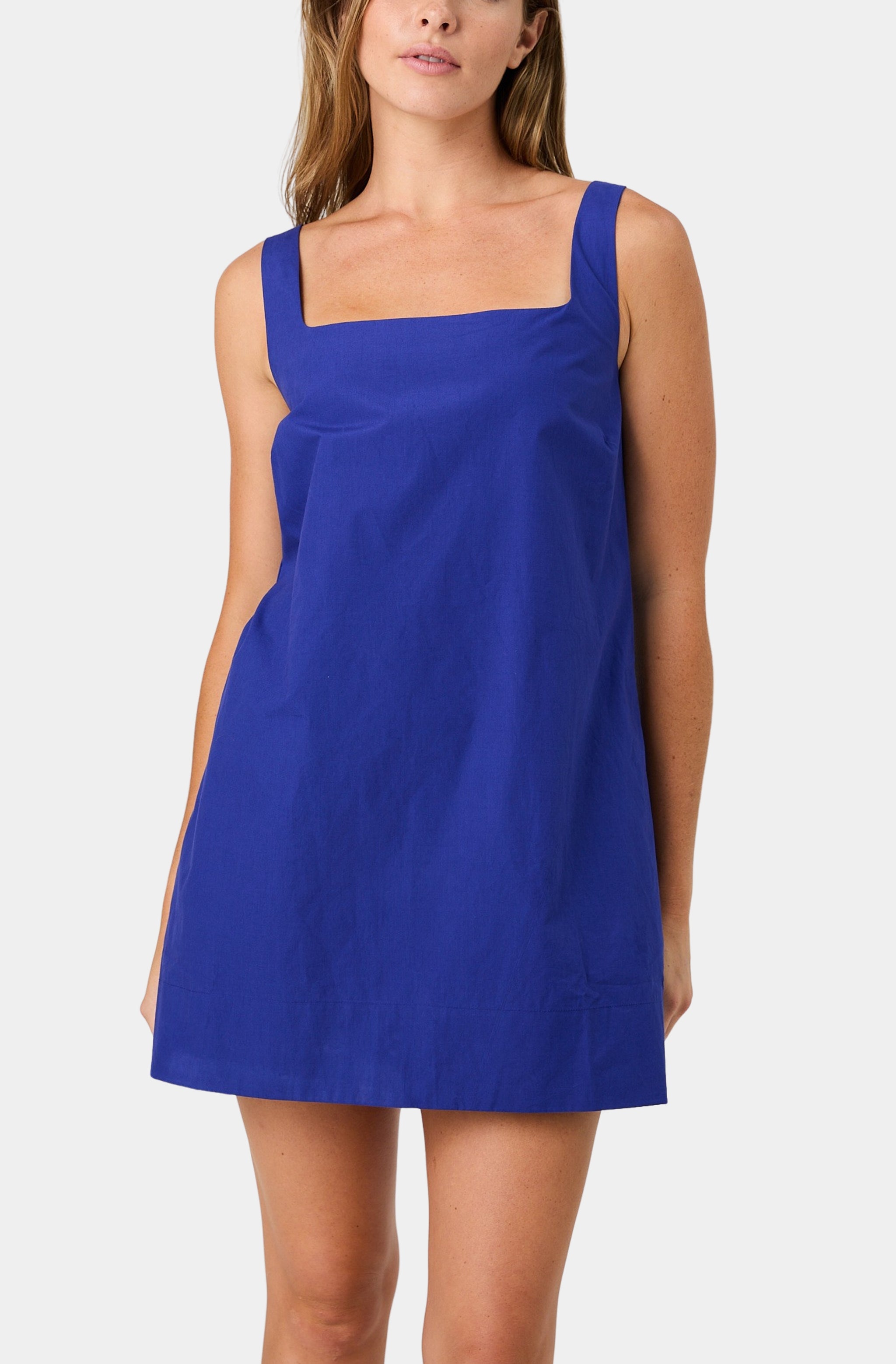 Alissa Cotton Shift Mini Dress