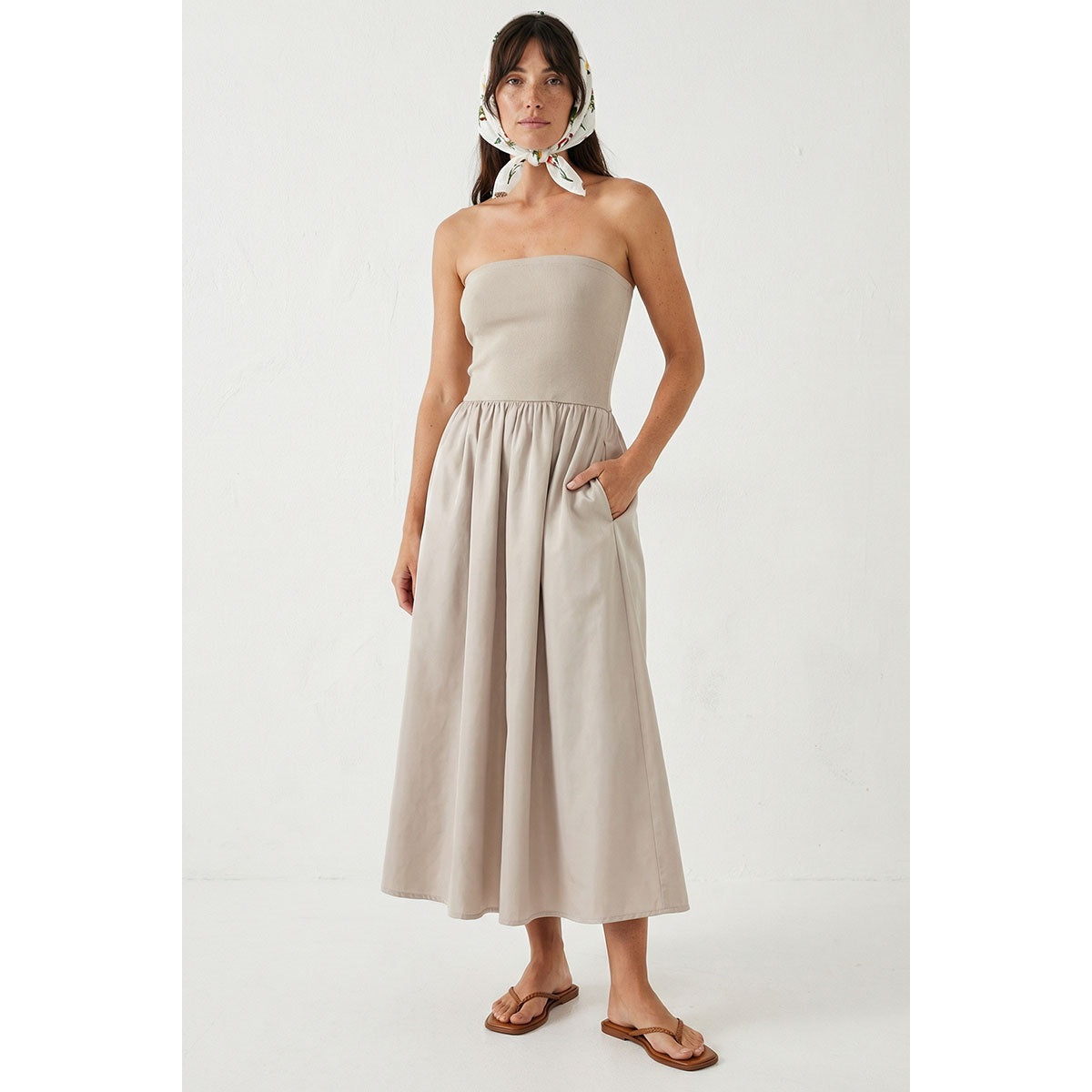 The Tube Top Midi Dress