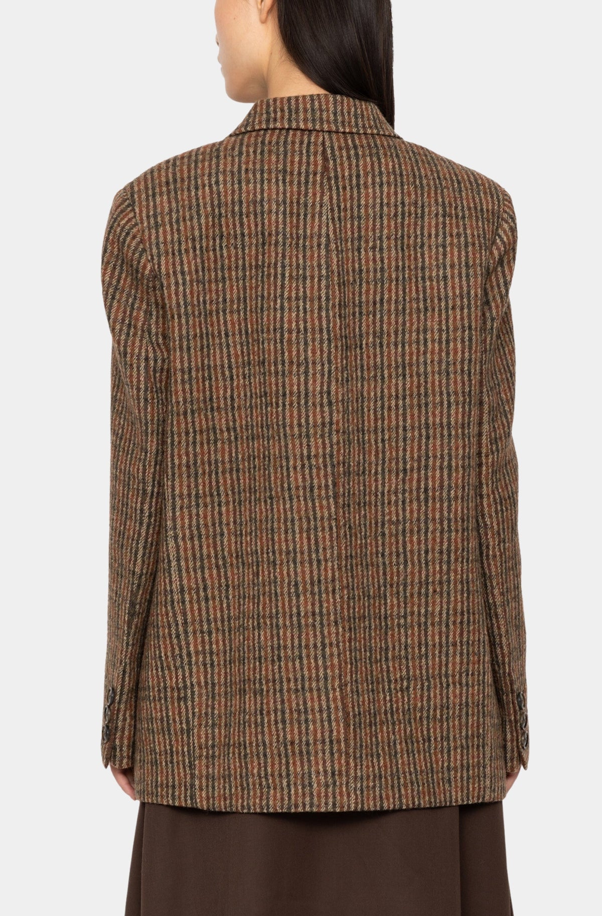 Julia Plaid Wool Blazer
