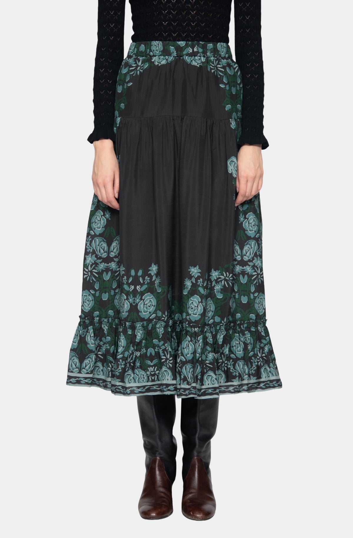 Tulla Print Midi Skirt