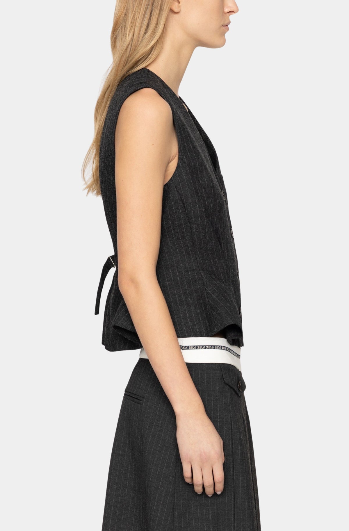 Johanna Pinstripe Vest