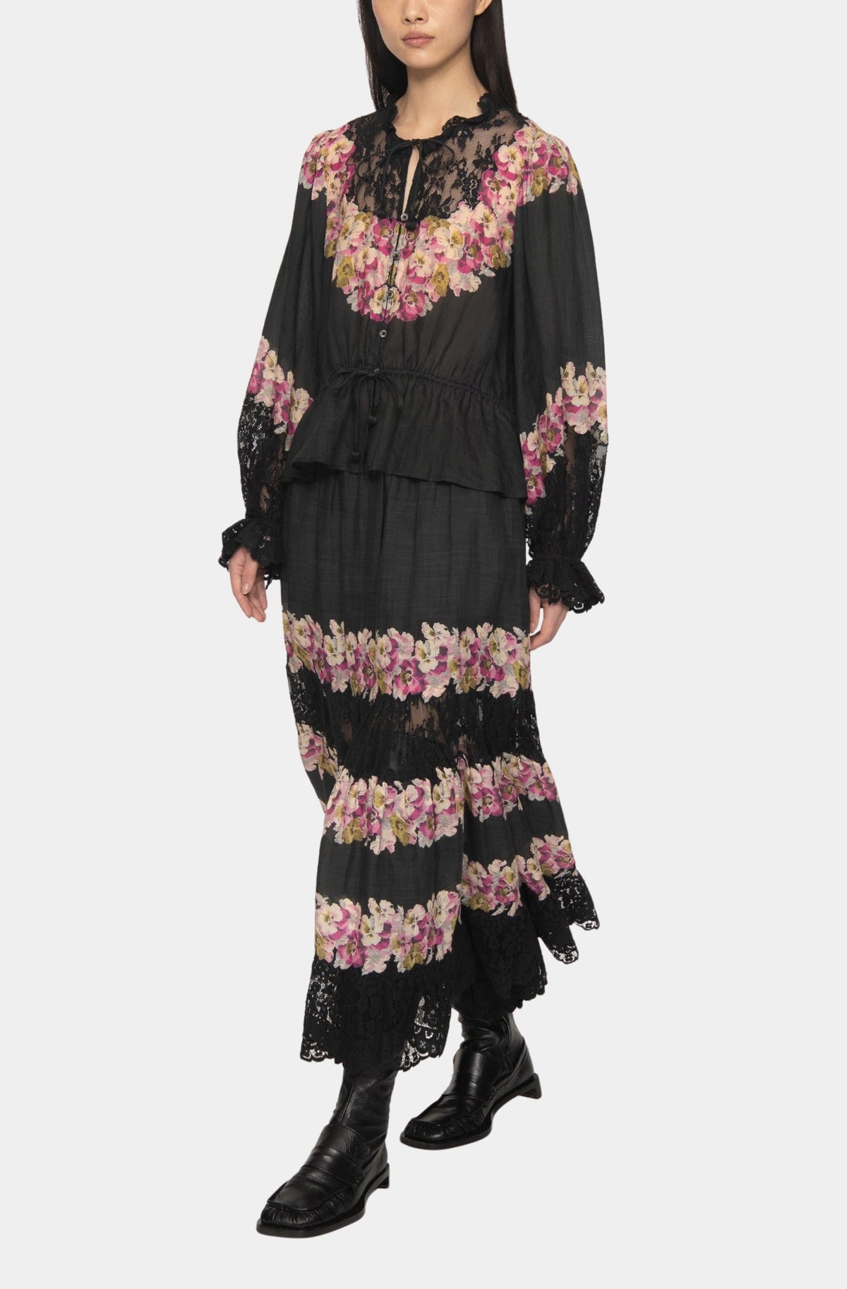Persephone Print L/Slv Top