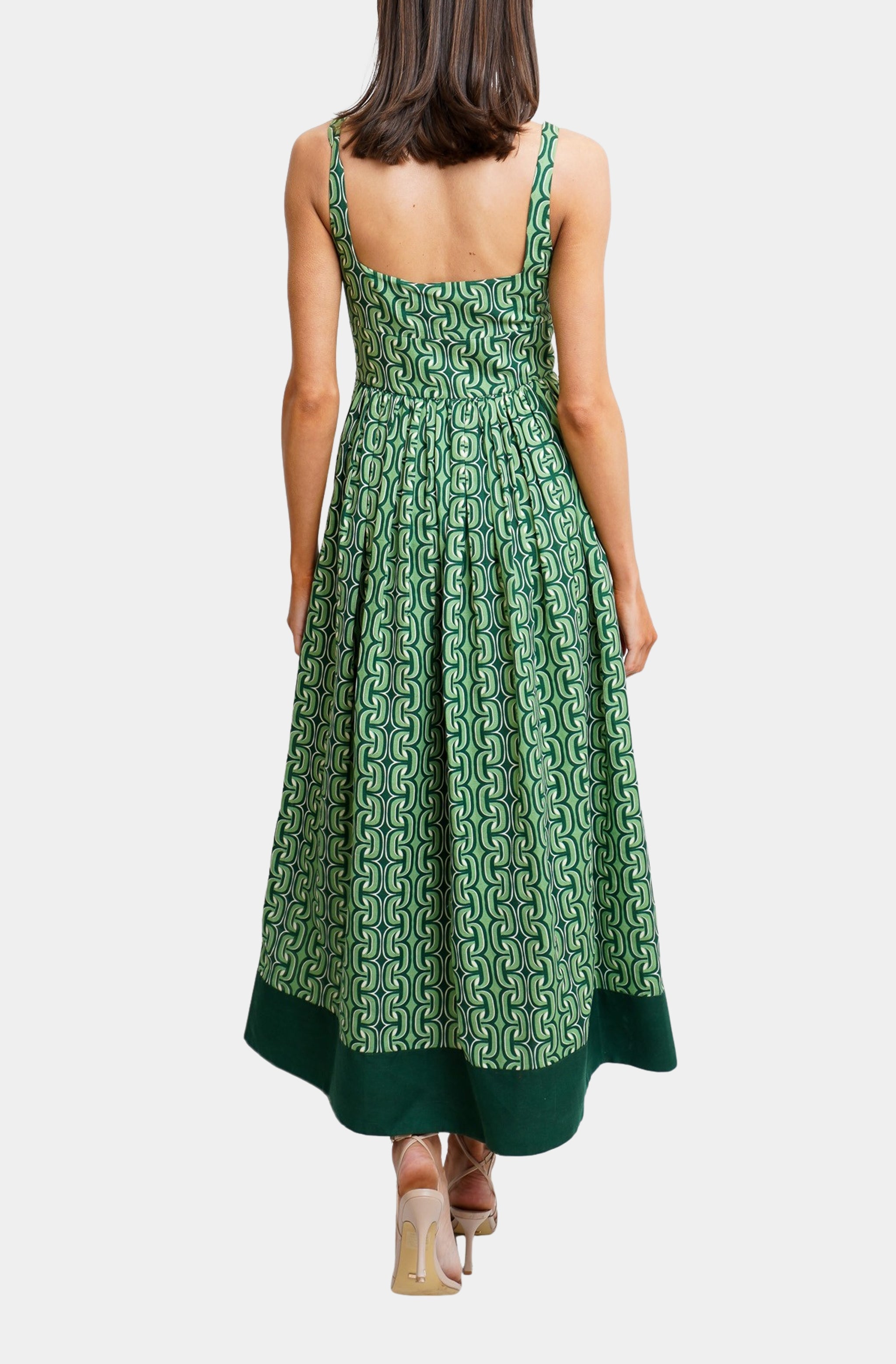 Hemline Exclusive Corset Midi Dress