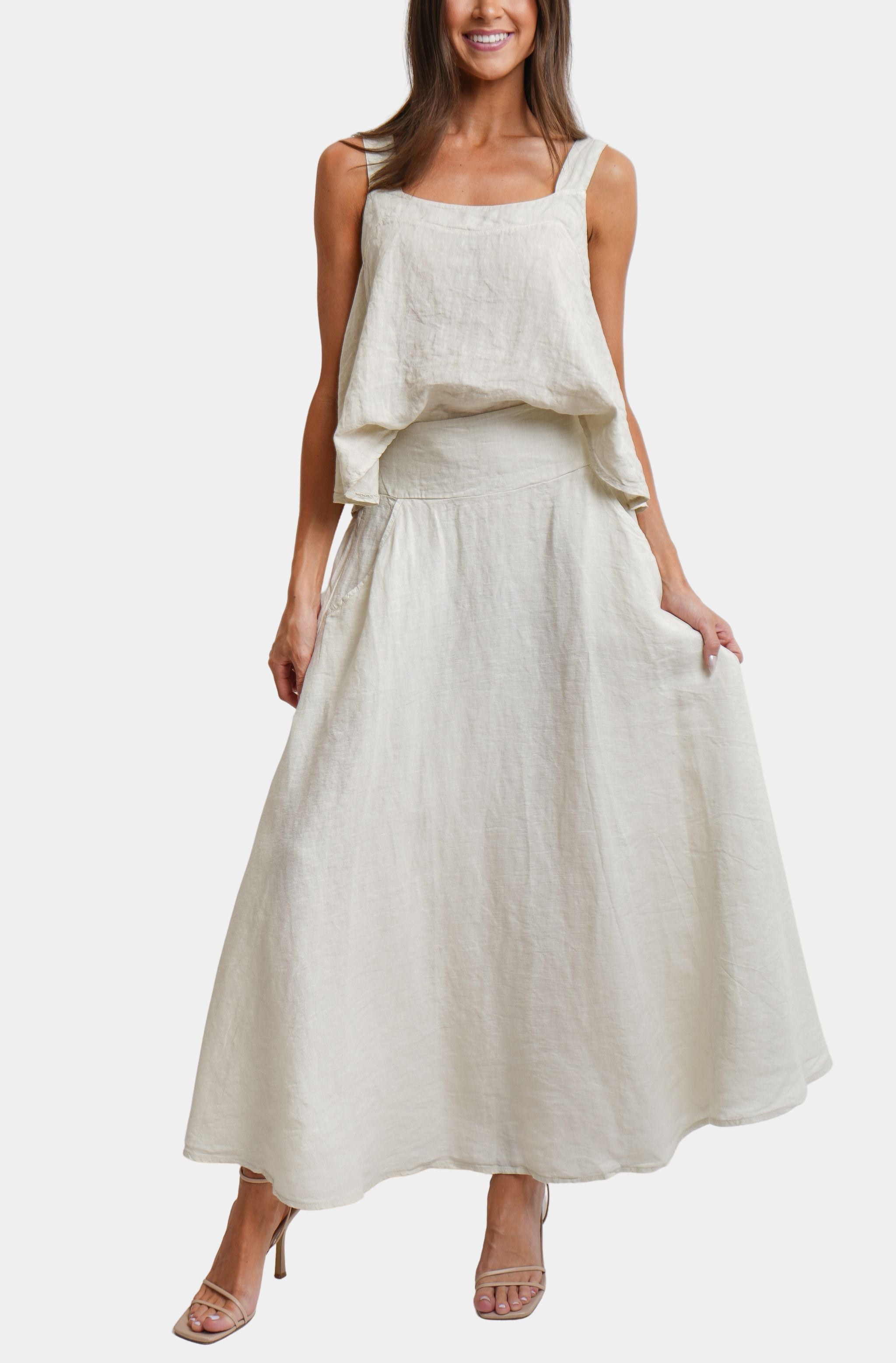 Larissa Linen Skirt