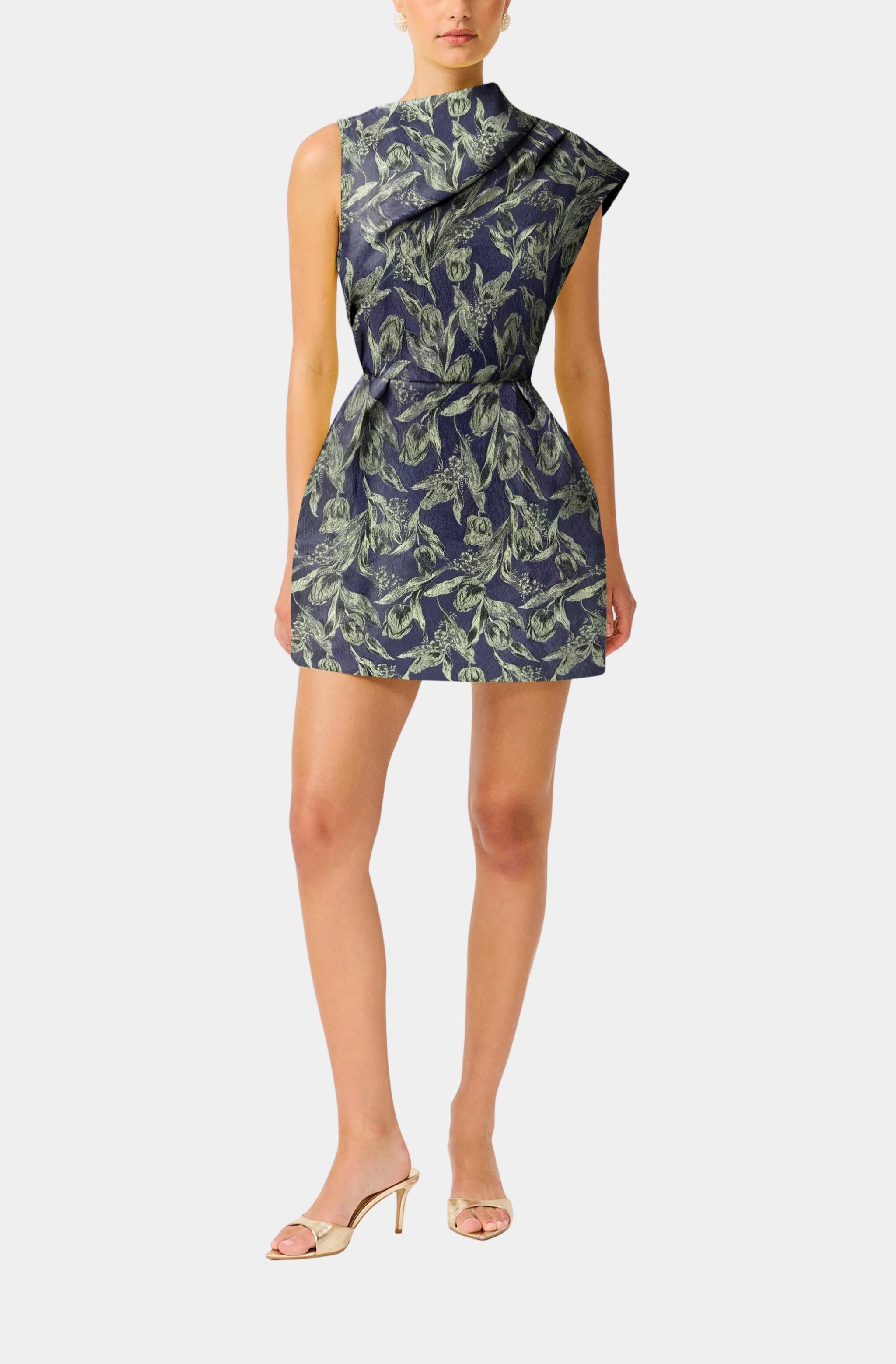 Luella Asymmetric Mini Dress