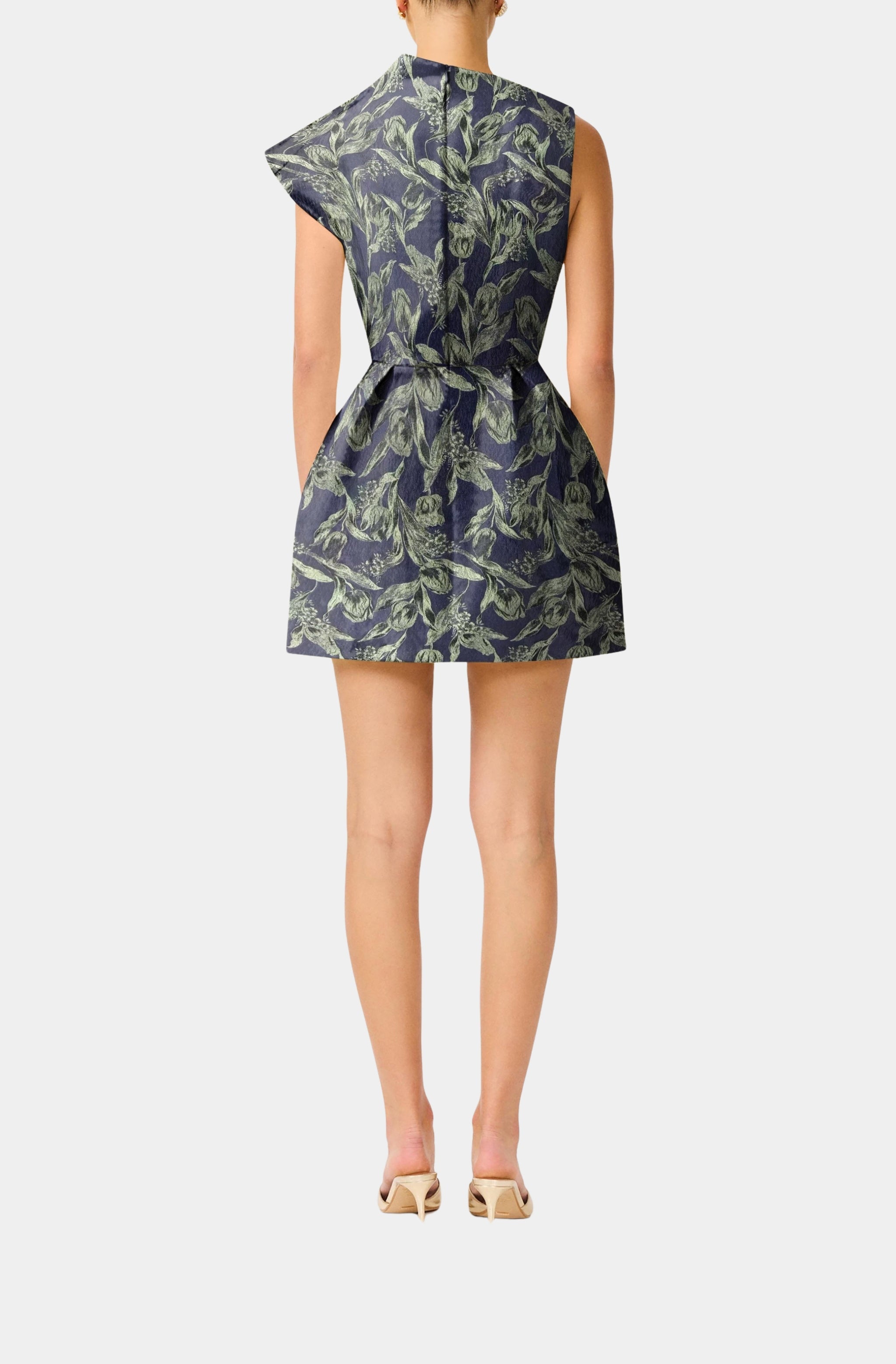 Luella Asymmetric Mini Dress