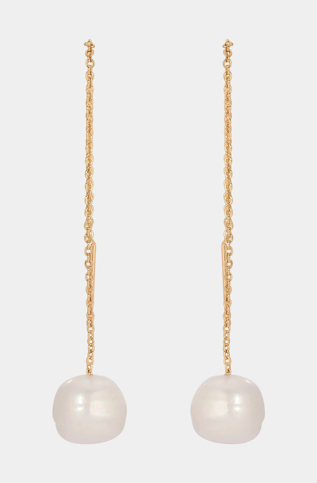 Threaded Pearl Earrings