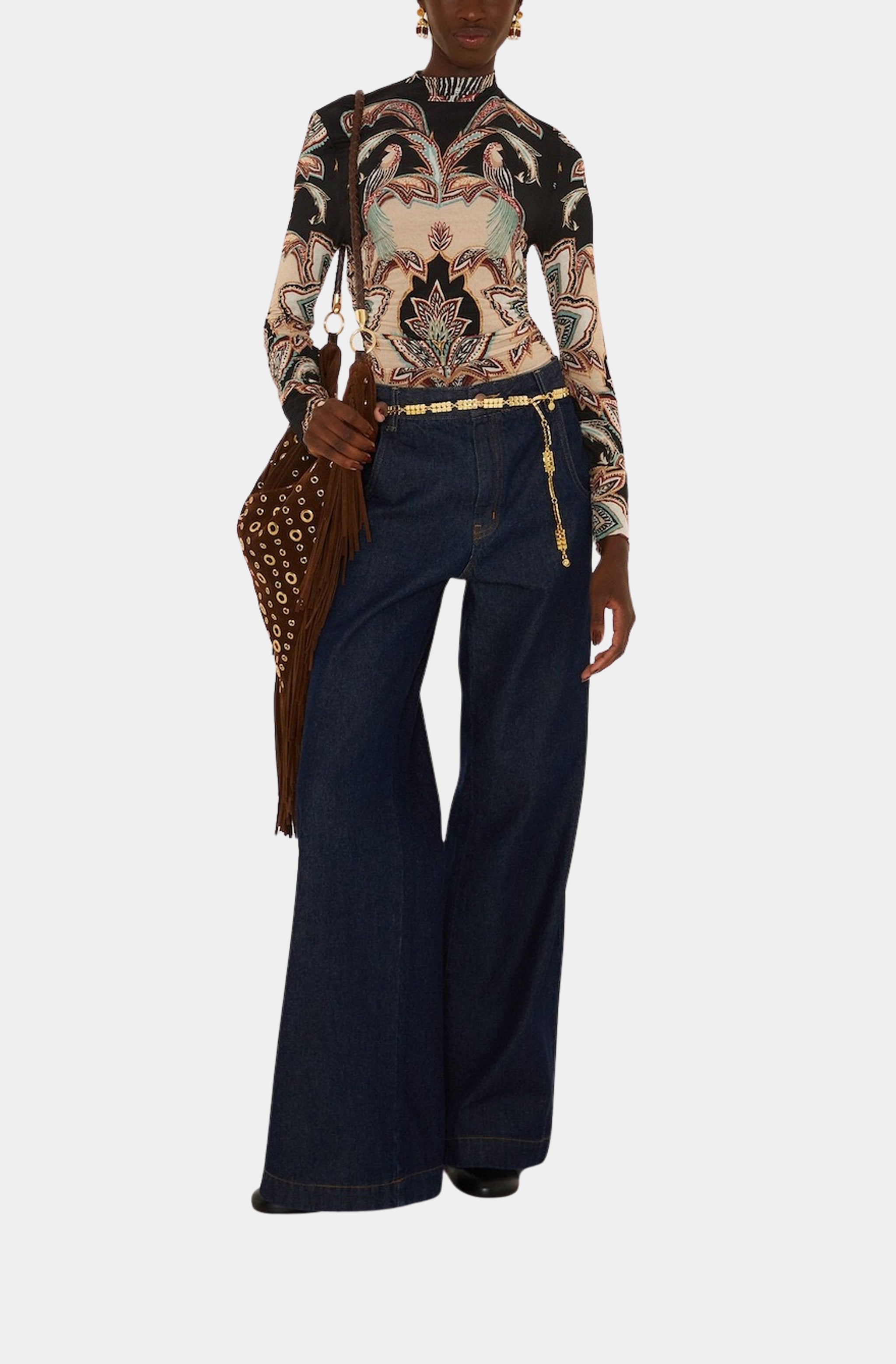 Tapestry Dream Beige Jersey Blouse