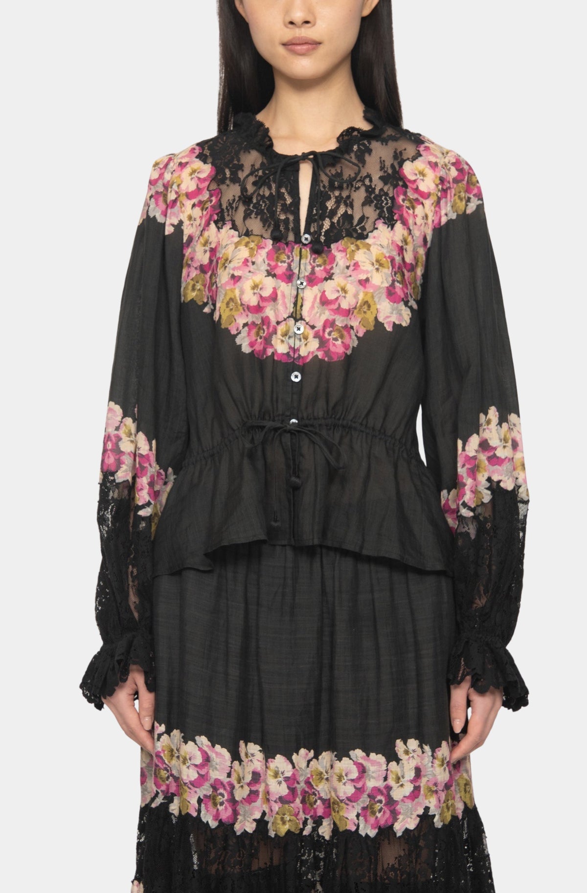 Persephone Print L/Slv Top