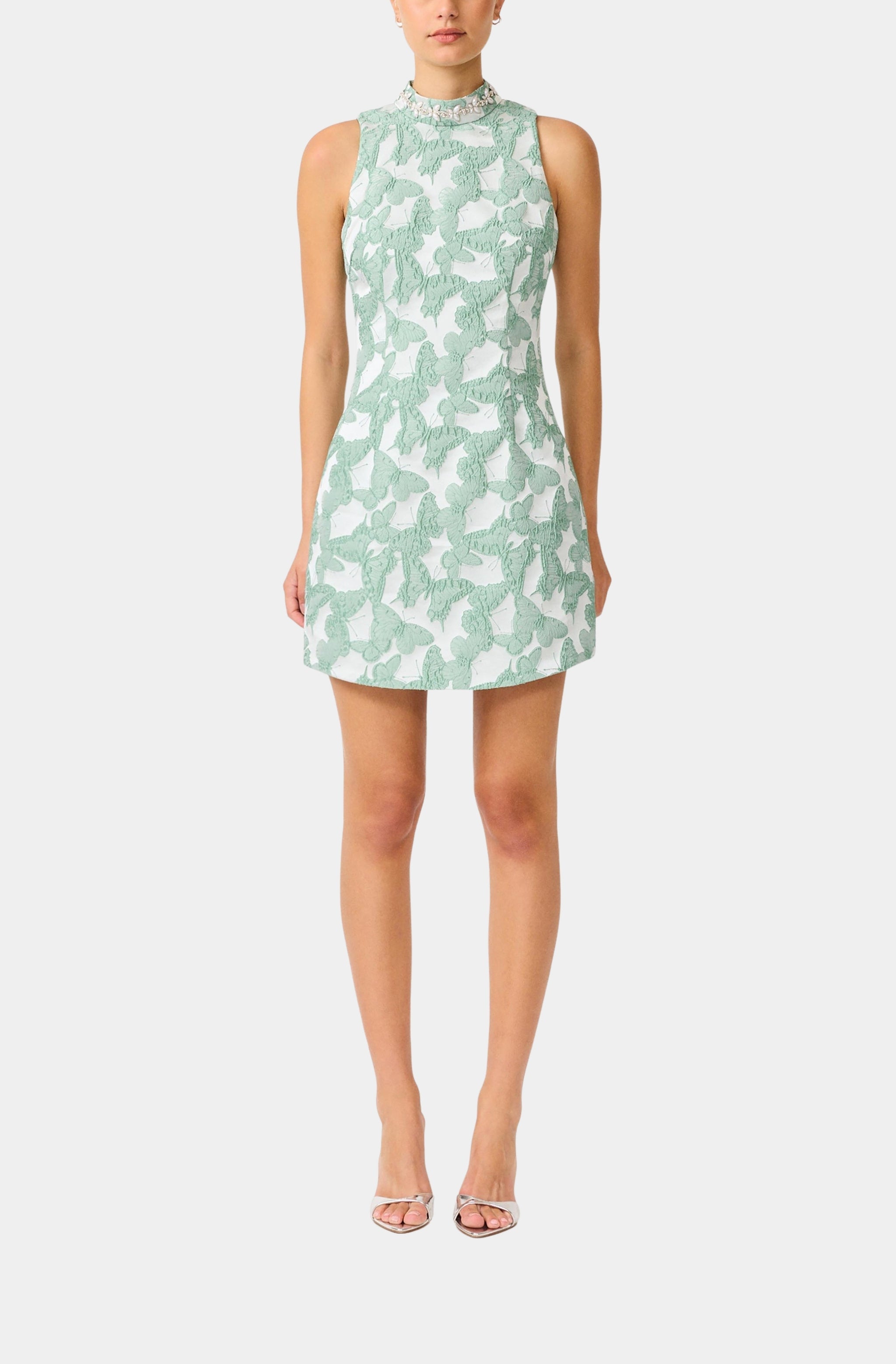 Lisette High Neck Mini Dress