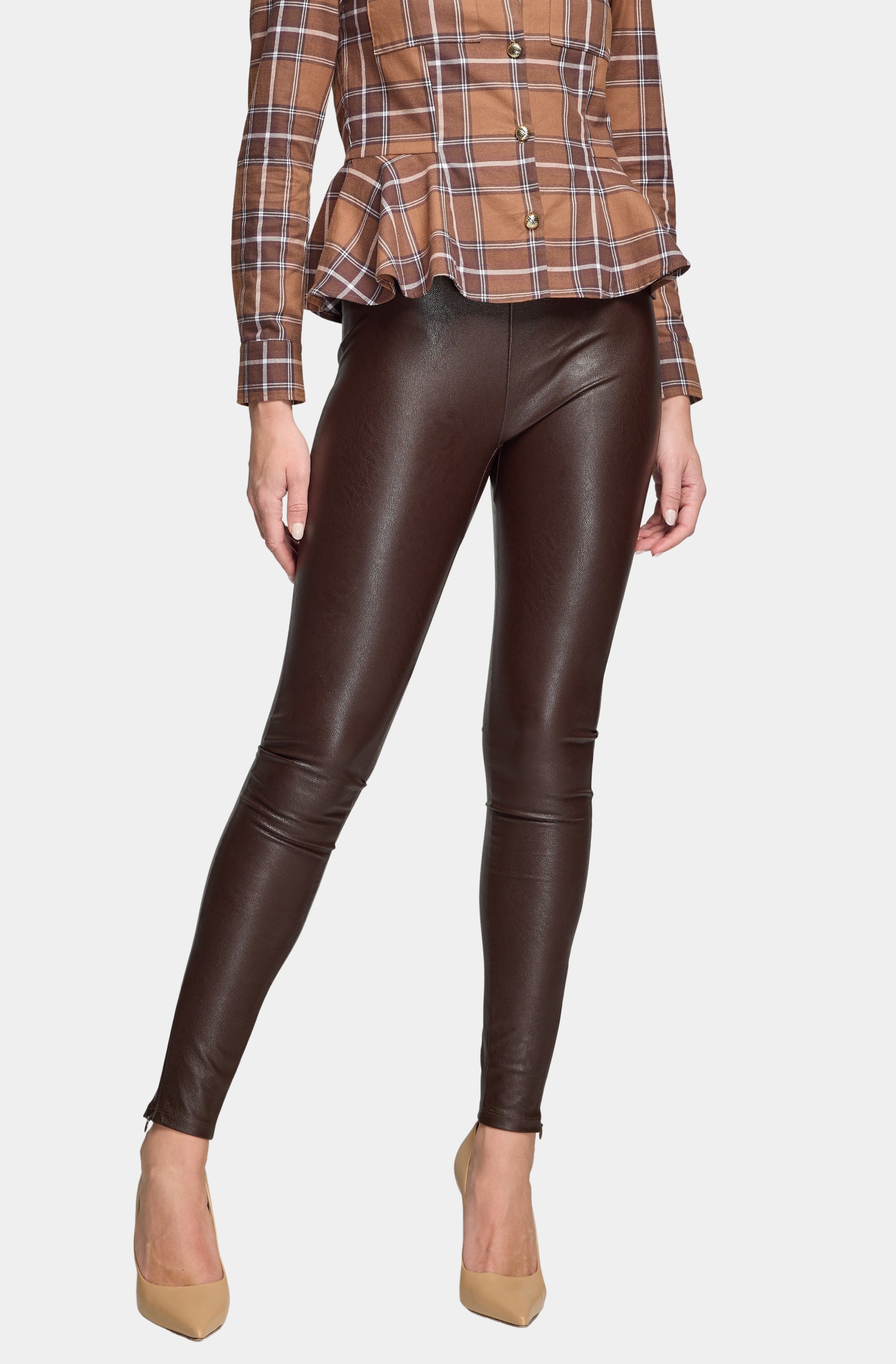Josie Vegan Leather Leggings