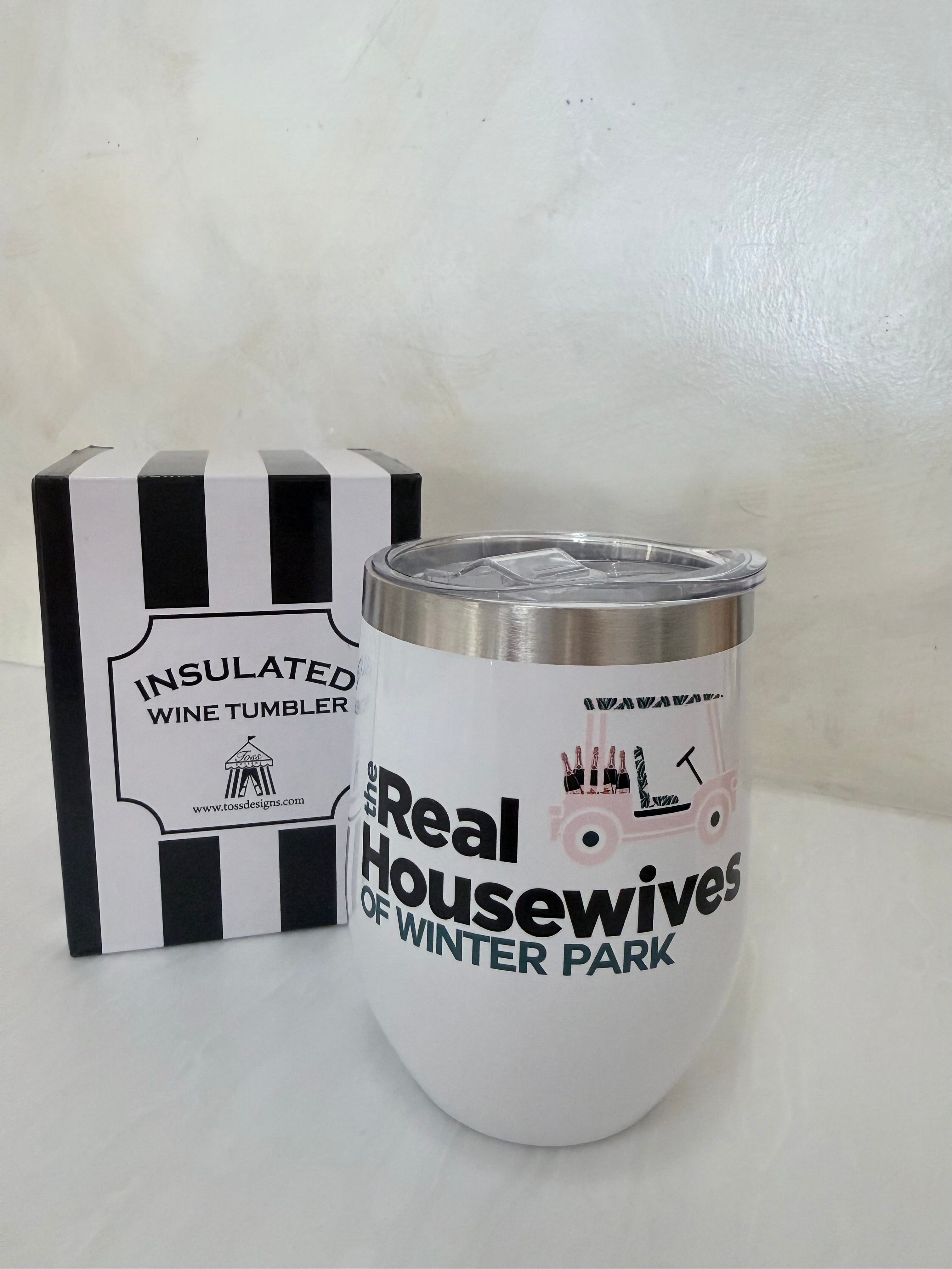 Insulated Wine Tumbler - Real Housewives Golf