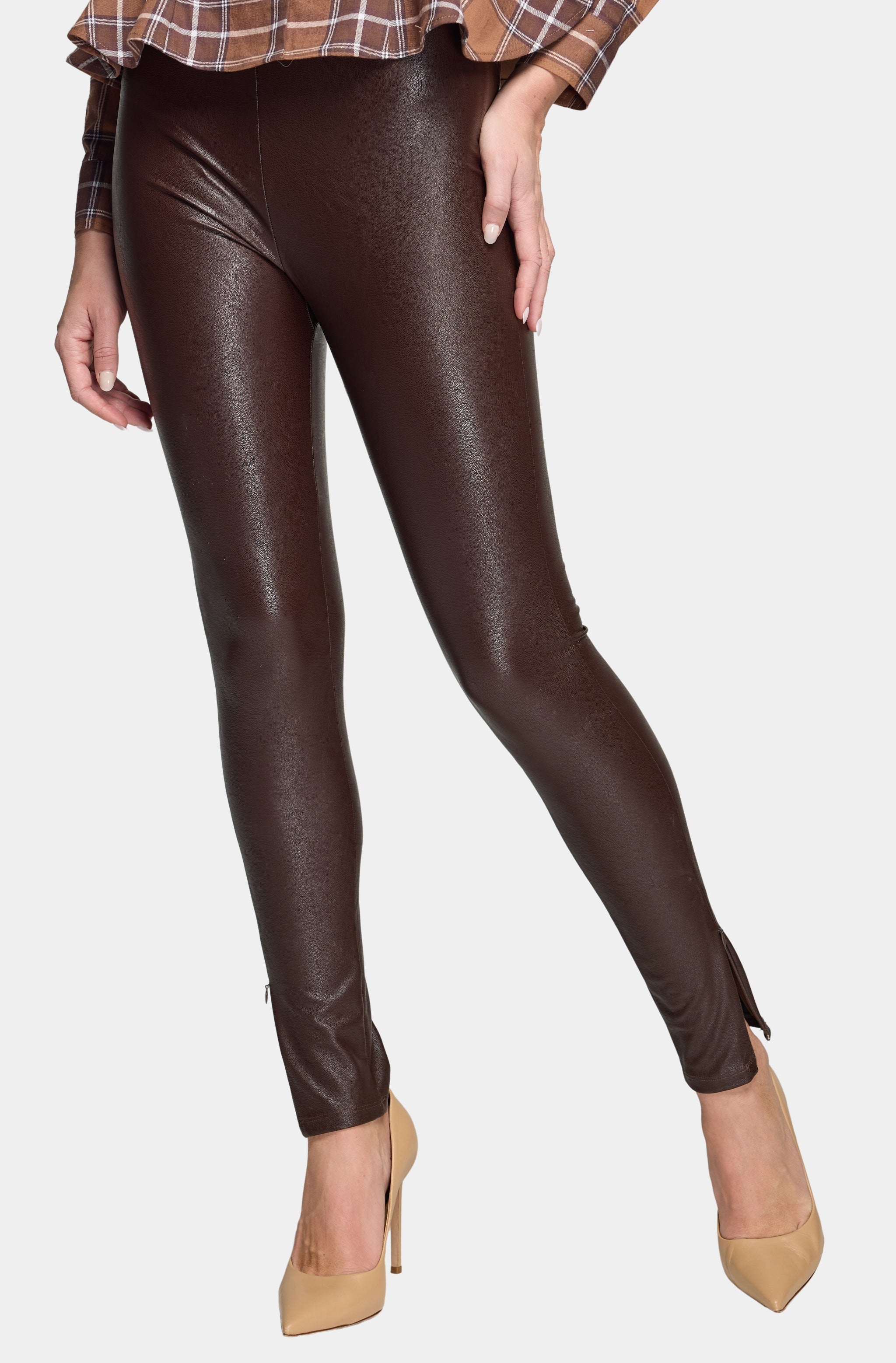 Josie Vegan Leather Leggings