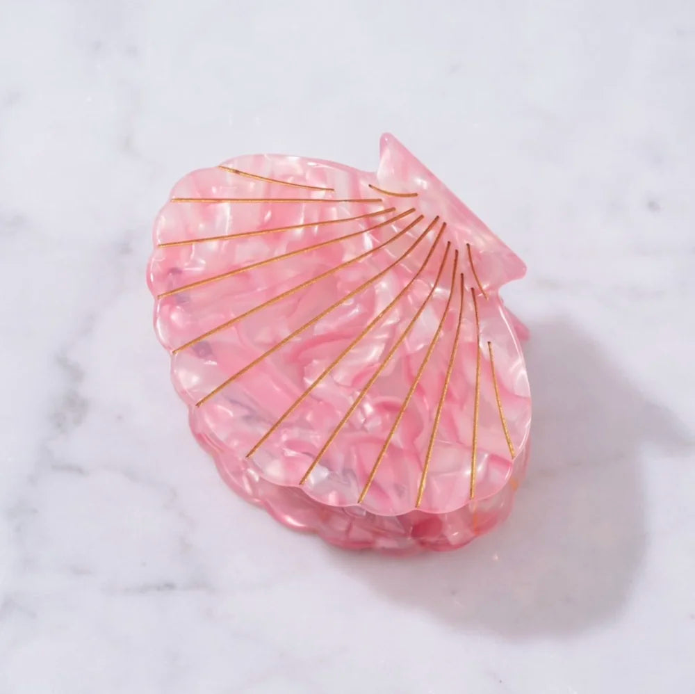 Scallop Seashell Large Hair Clip