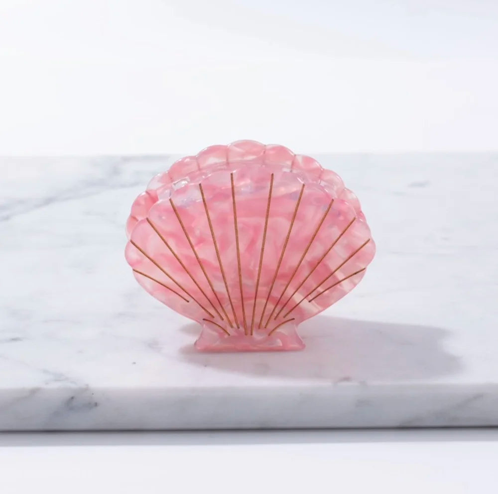 Scallop Seashell Large Hair Clip