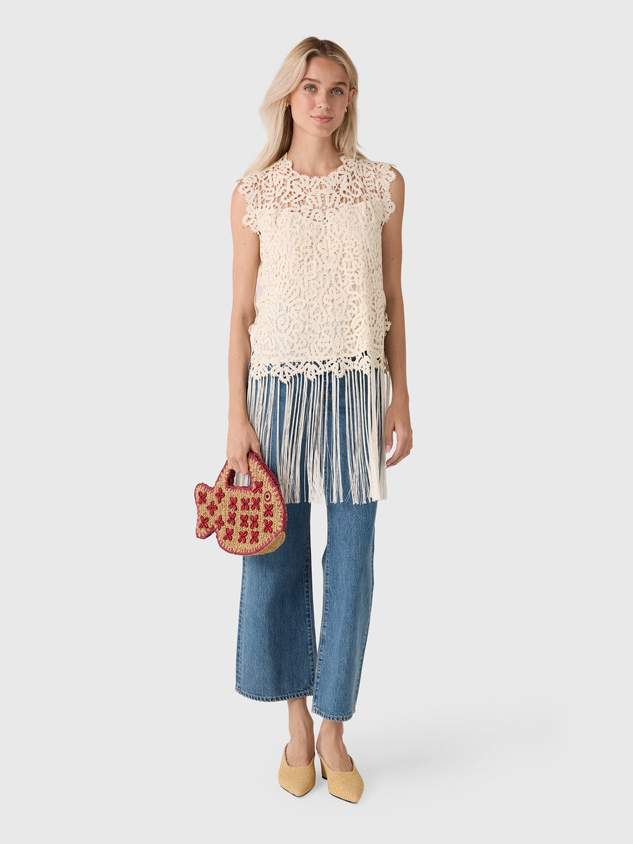 Alina Lace Hater Neck Top