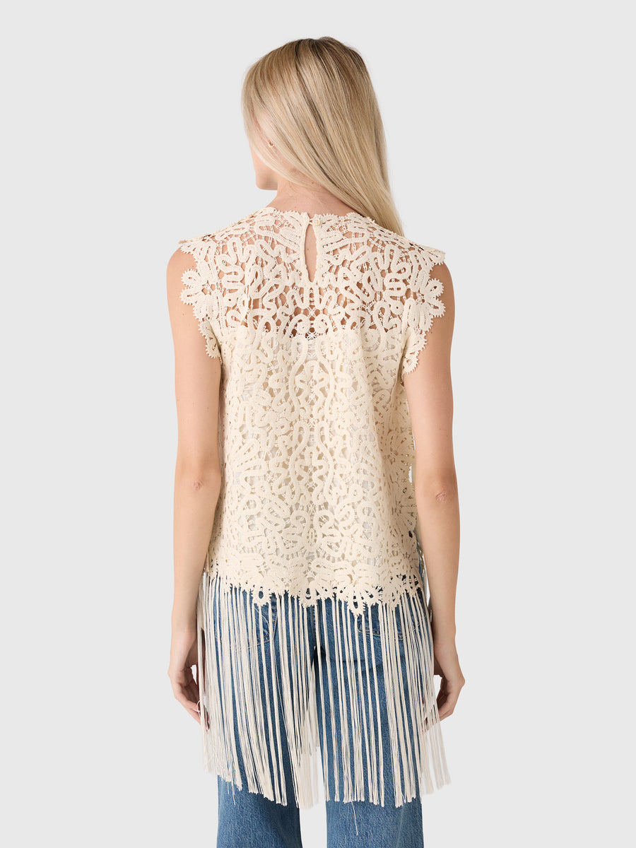 Alina Lace Hater Neck Top