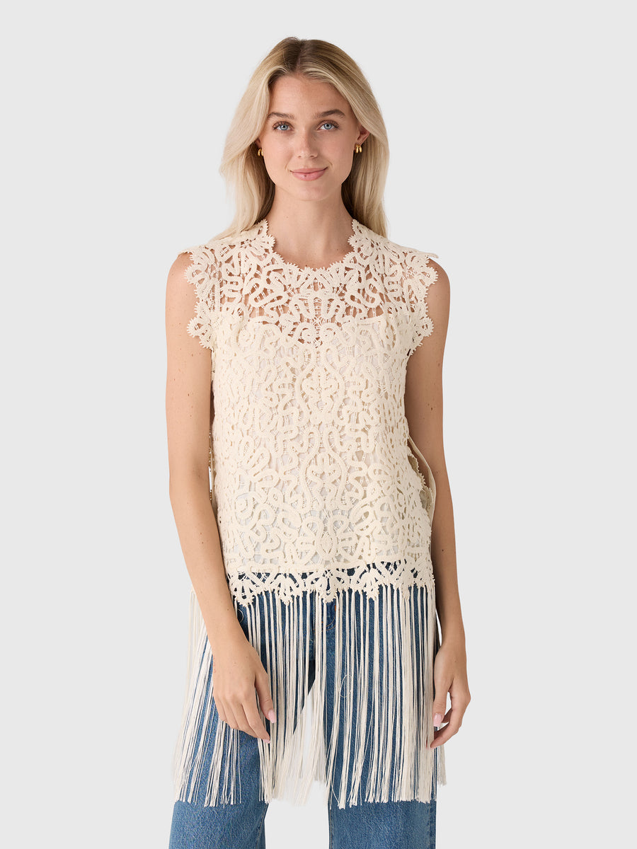 Alina Lace Hater Neck Top