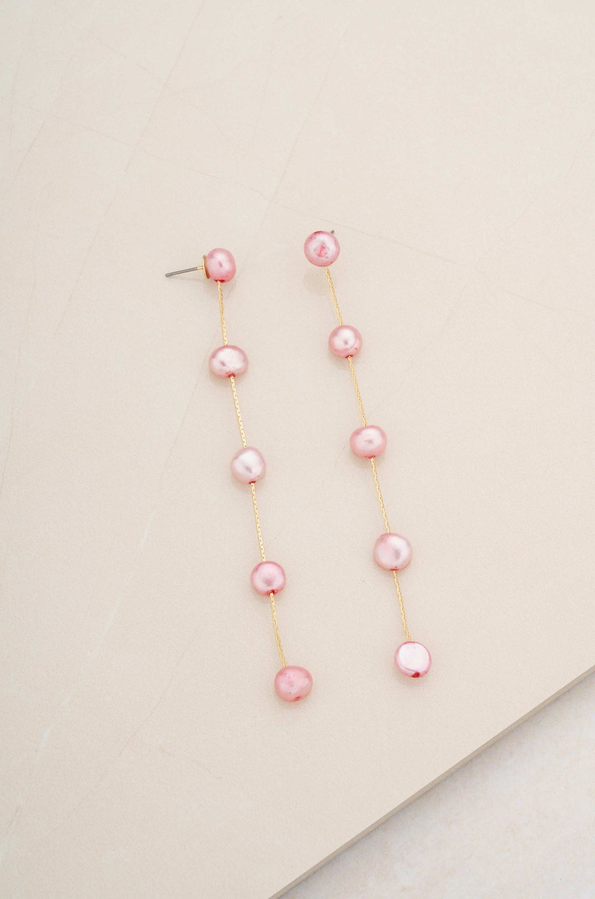 Dripping Pearl Delicate Drop Earrings