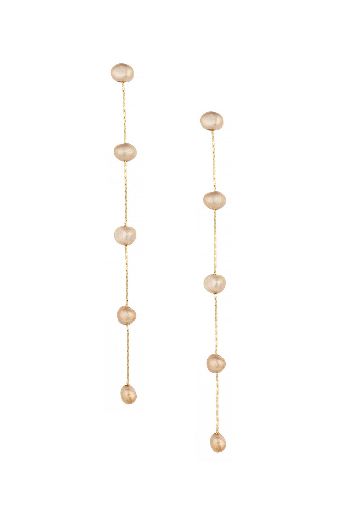 Dripping Pearl Delicate Drop Earrings