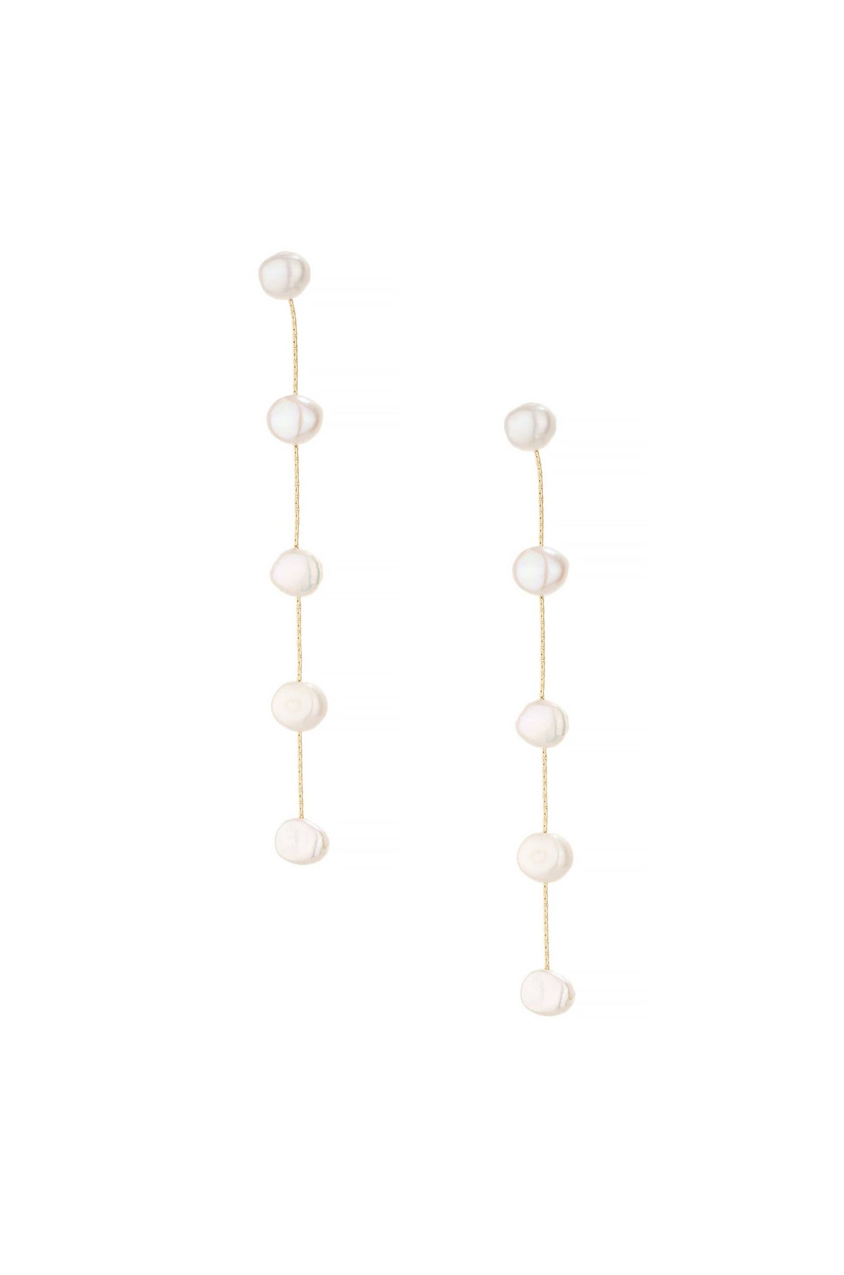 Dripping Pearl Delicate Drop Earrings