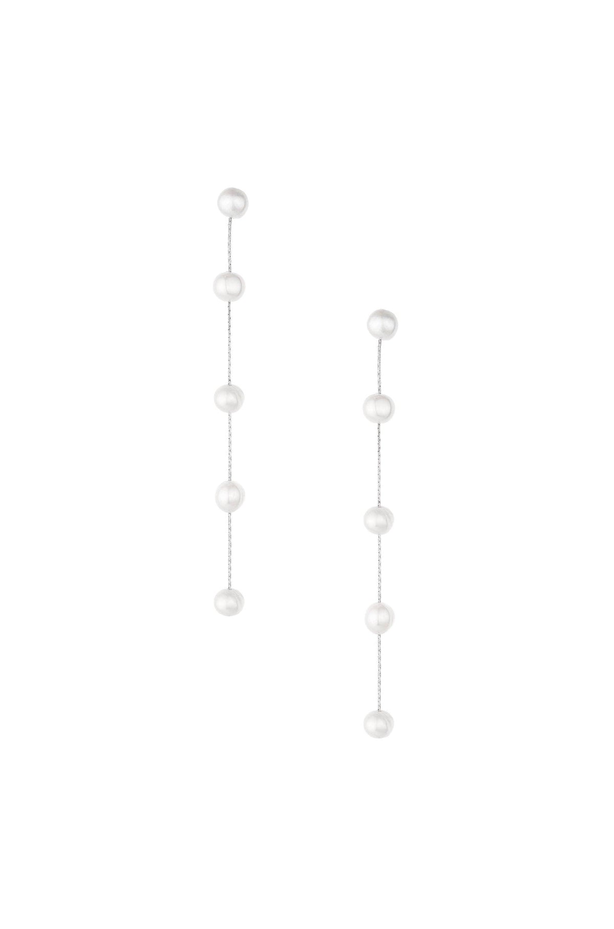 Dripping Pearl Delicate Drop Earrings