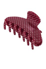 Big Effing Clip in Cherry Polka Dot