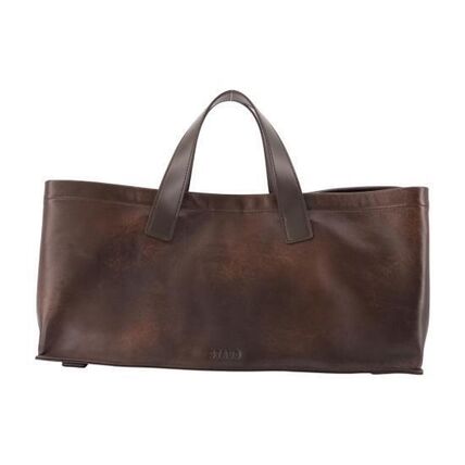 Port Tote Espresso Distressed